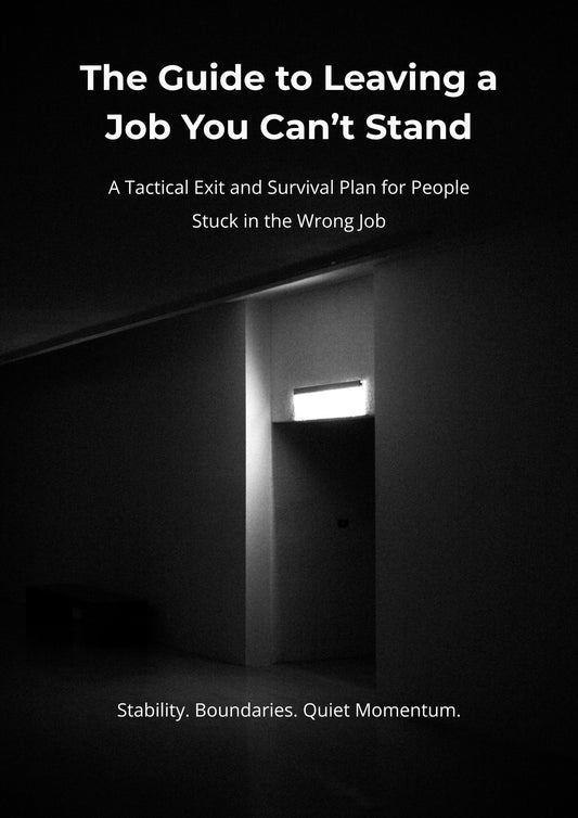The Guide to Leaving a Job You Can’t Stand